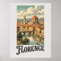 Florence Italie Voyage Rétro