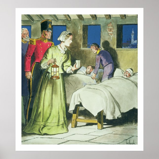 Affiche Florence Nightingale (1820-1910) de "Peeps into (Devant)