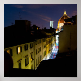Affiche Florence Par Nuit