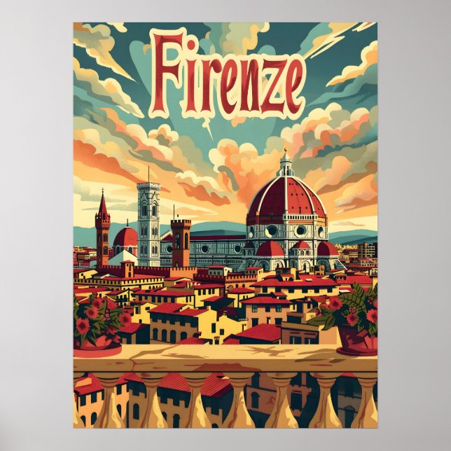 Affiche Florence Vintage (Devant)