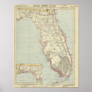 Affiche Floriada, États-Unis