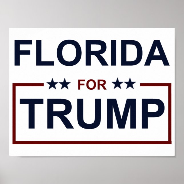 Affiche Florida for Trump (Devant)