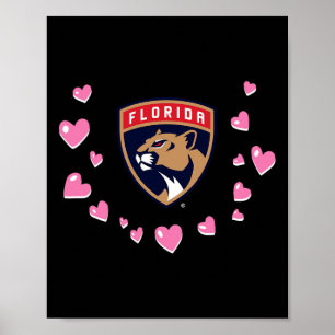Affiche Florida Panthers Saint-Valentin Amour Nhl Officiel