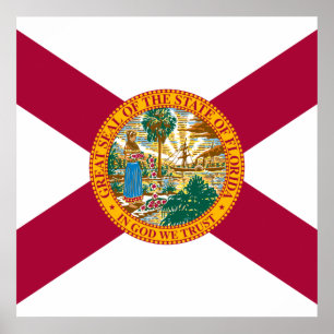 Affiche Florida State Flag