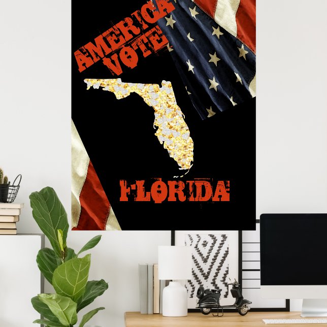 AFFICHE FLORIDE  (Bureau à domicile)