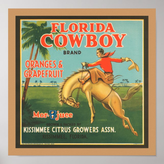 Affiche Floride Cowboy (Devant)
