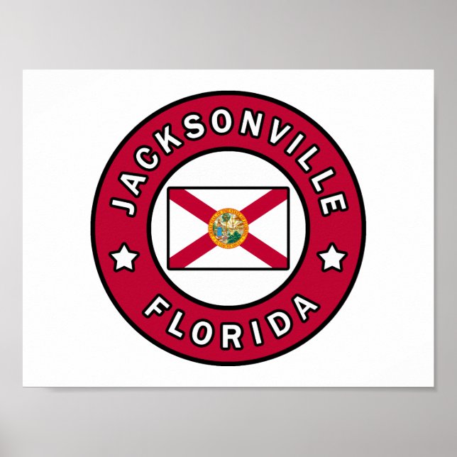 Affiche Floride de Jacksonville (Devant)