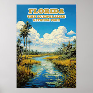 Affiche Floride Everglades National Park V02