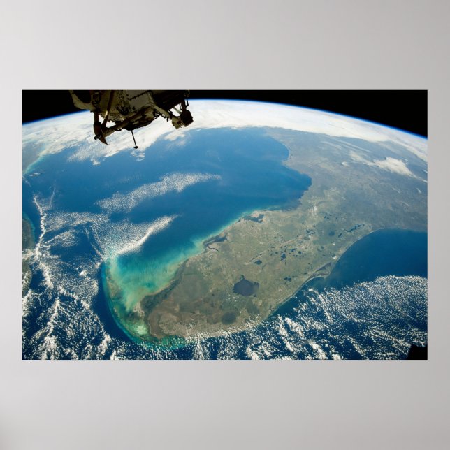 Affiche Floride Oblique, Sur La Côte Sud-Est (Devant)