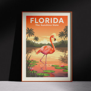 Affiche Floride vintage