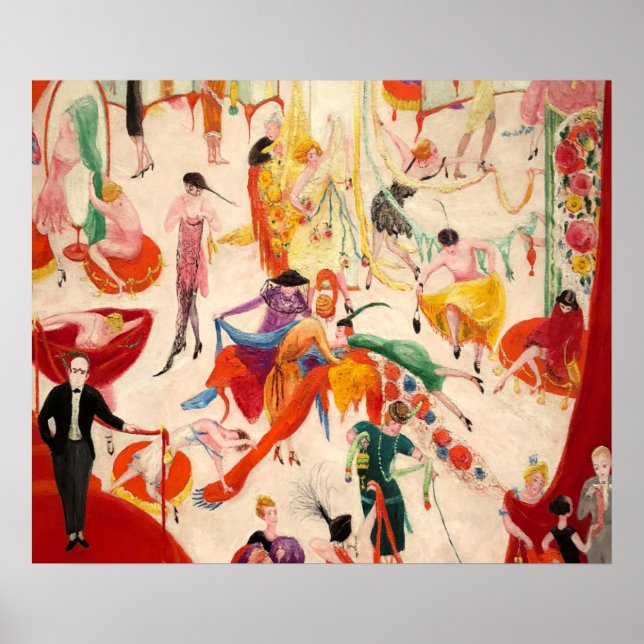 Affiche Florine Stettheimer Vente de printemps chez Bendel (Devant)