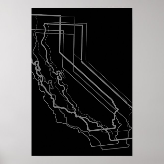 Affiche flou californien (Devant)