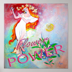 Affiche Flower power
