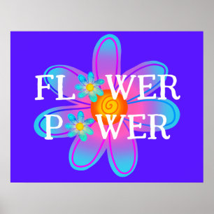 Affiche Flower Power Téléchargement Instantané