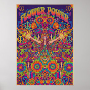 Affiche Flower Power V08