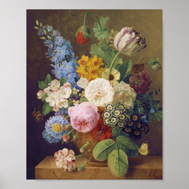 Affiche Flower Still Life by Jean Ulrich Tournier (Devant)