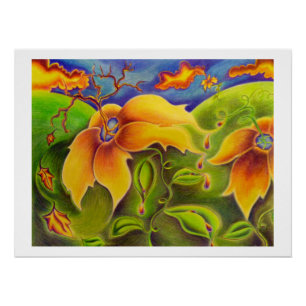 Affiche Flower Worlds