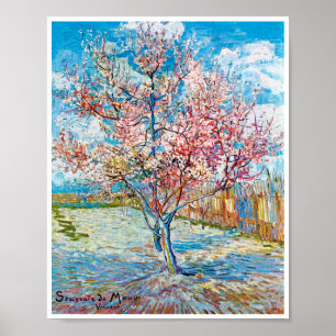 Affiche Flowering Peach Tree, Van Gogh