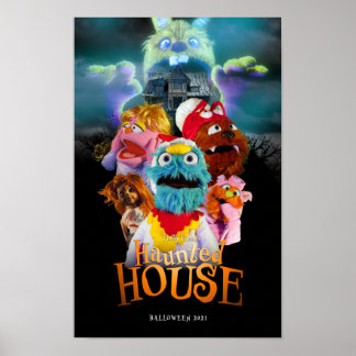 Affiche Fluffy Friends : Maison hantée