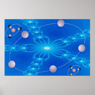 Affiche Fluorescent arms dimension