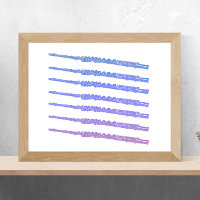 Flûte Instrument bleu rose pourpre