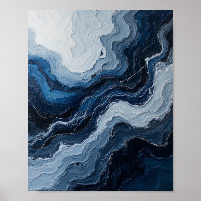 Affiche "Flux abyssal" (Devant)