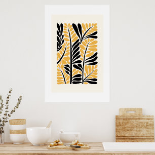 Affiche Flux botanique : Ab floral moderne inspiré de Mati