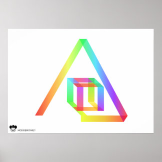 Affiche Flux de couleurs