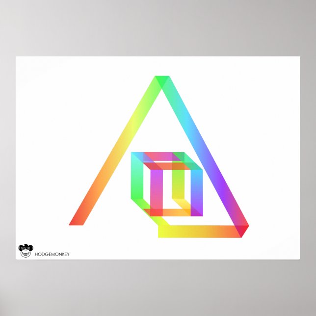 Affiche Flux de couleurs (Devant)