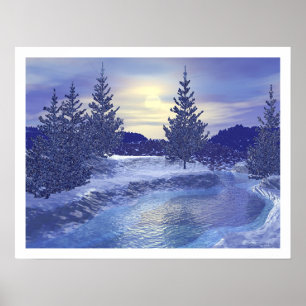 Affiche Flux d'hiver III