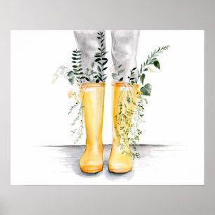 Affiche Flux et croissance I