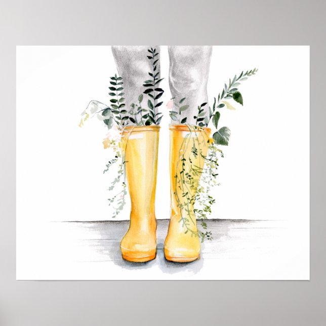 Affiche Flux et croissance I (Devant)