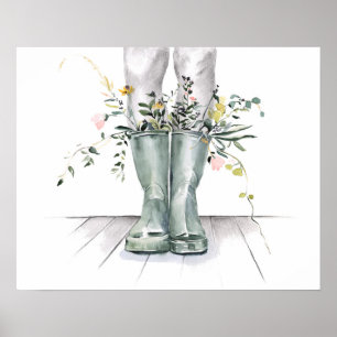 Affiche Flux et croissance II