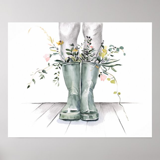 Affiche Flux et croissance II (Devant)