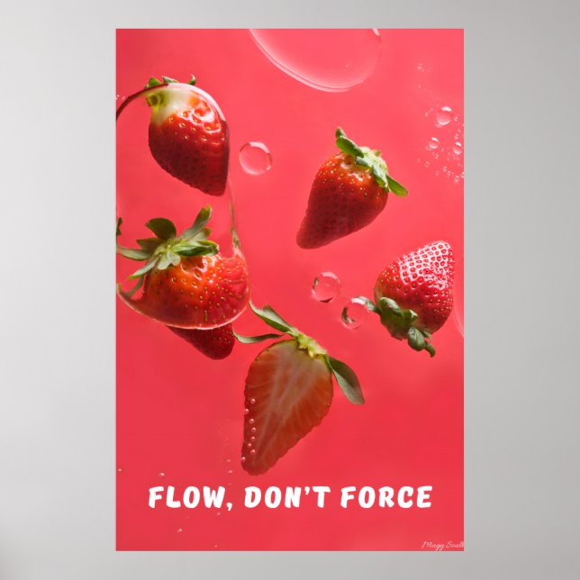 Affiche Flux, pas force : l'art vibrant de l'eau à la frai (Devant)