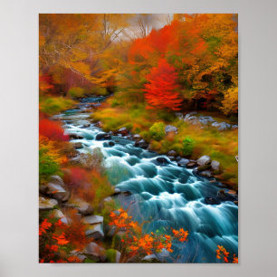 Affiche Flux rapide de la Nouvelle-Angleterre.