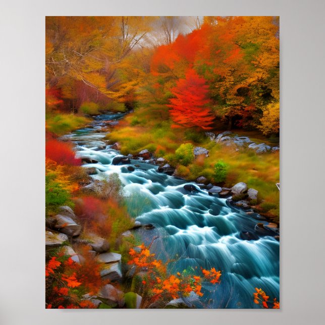 Affiche Flux rapide de la Nouvelle-Angleterre. (Devant)