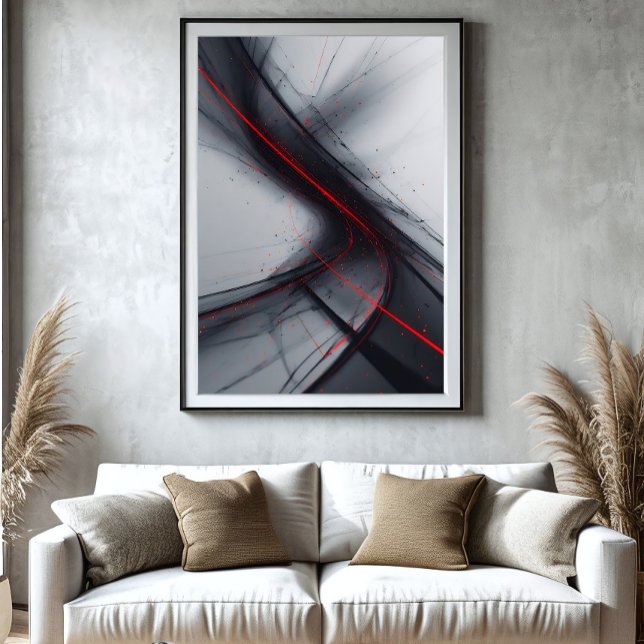 Affiche Flux Rouge (Créateur téléchargé)