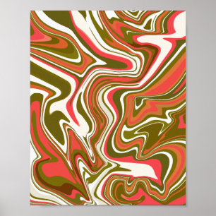 Affiche Flux - Un Art Abstrait fascinant