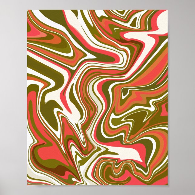 Affiche Flux - Un Art Abstrait fascinant (Devant)