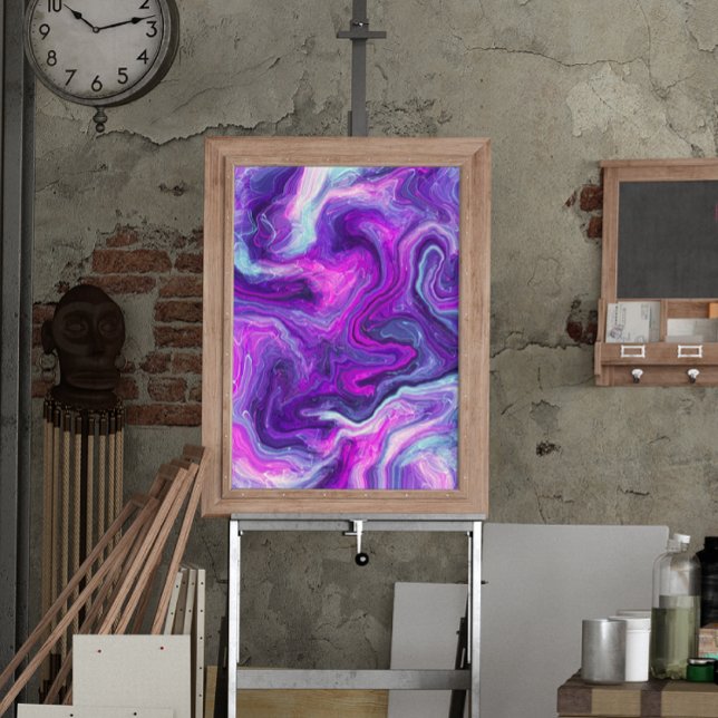 Affiche Flux violet (Créateur téléchargé)