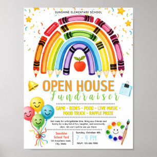 Affiche Flyer de collecte de fonds modifiable pour l'école