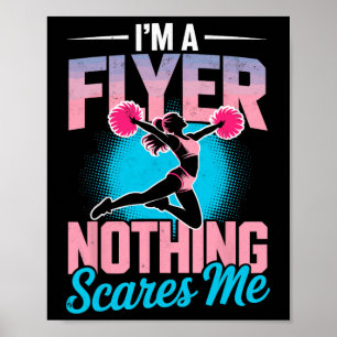 Affiche Flyer Rien ne me fait peur Fille de pom-pom girl C