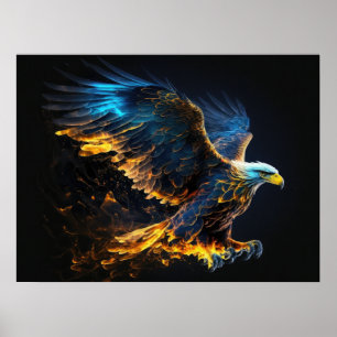 Affiche Flying Eagle Fire And Ice