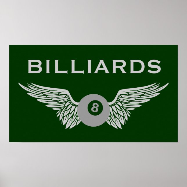 Affiche flying eightball (Devant)