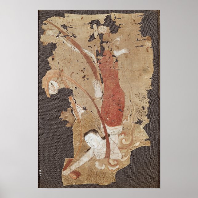 Affiche Flying genie or, Apsaras, from Dunhuang (Devant)