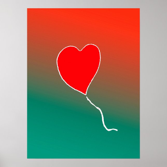 Affiche Flying heart (Devant)