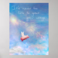 Flying Pig-It's Never Too Late To Grow Your Wings
