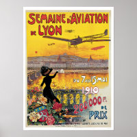 Flying to Lyon France Vintage Travel