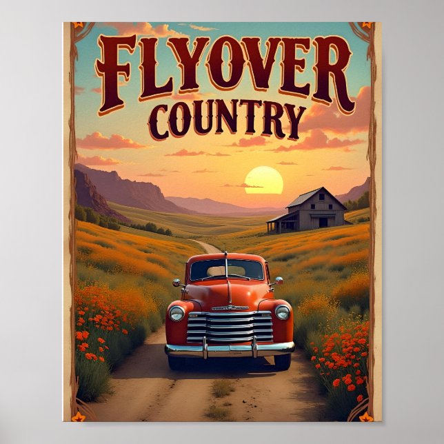 Affiche Flyover Pays numérique (Devant)